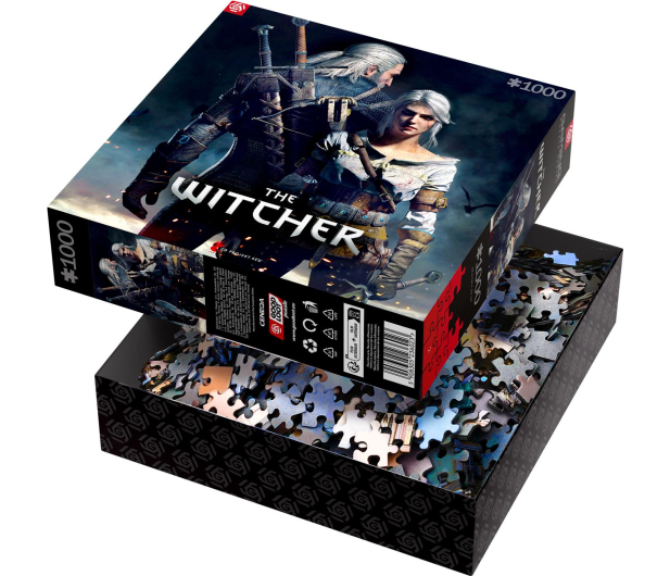 GOOD LOOT Gaming Puzzle: The Witcher (Wiedźmin): Geralt & Ciri Puzzles 1000 - 1068692 - zdjęcie 3